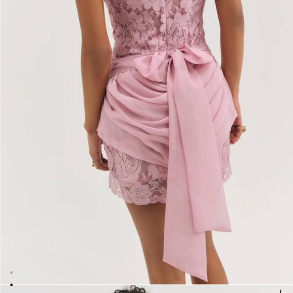 For Love And Lemons Pink Lace Mini Dress - Picture 2 of 3